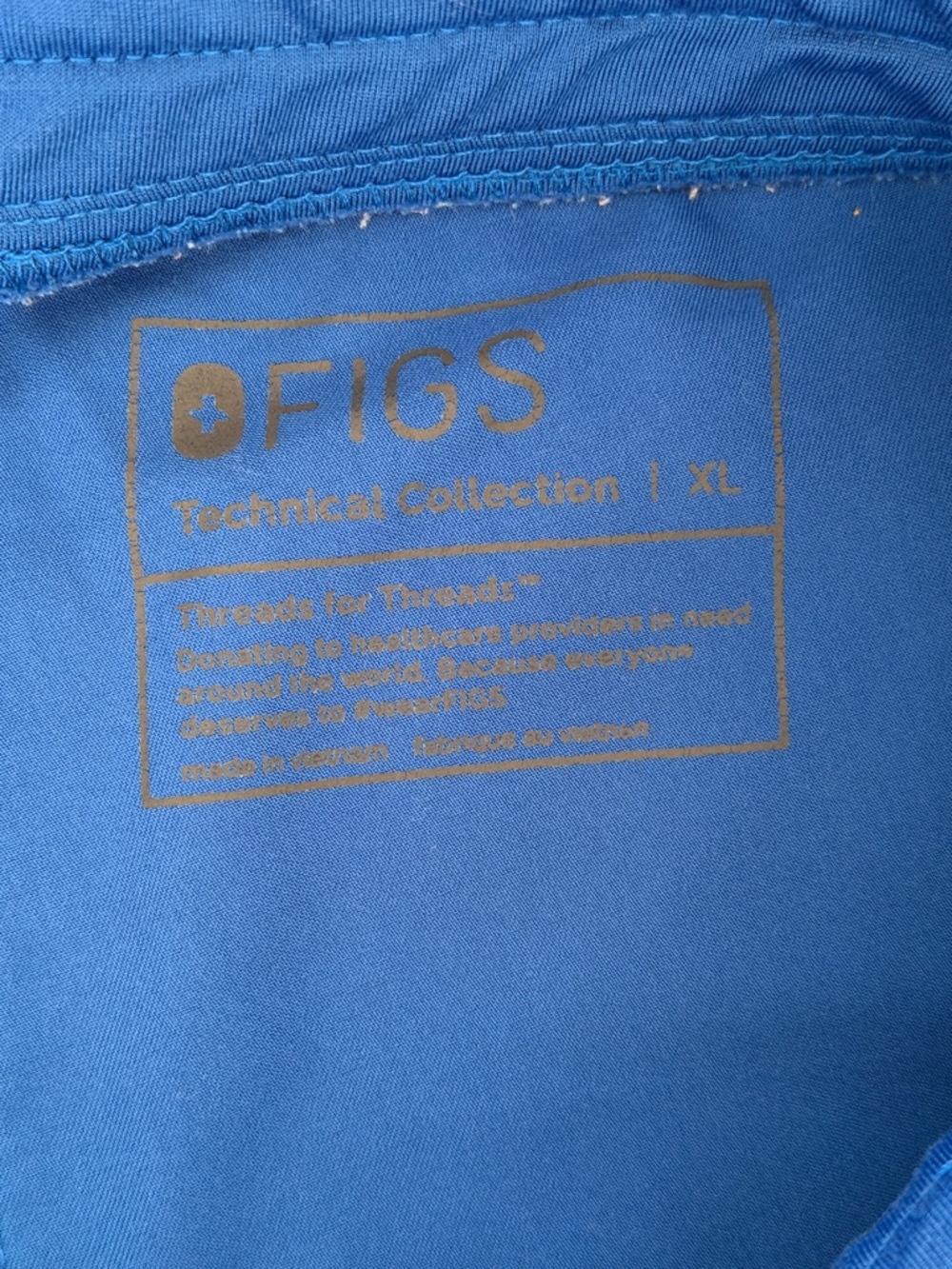 FIGS Technical Zamora Jogger Scrub Pants Women’s XL Royal Blue — Bundle of 2 - Picture 7 of 14